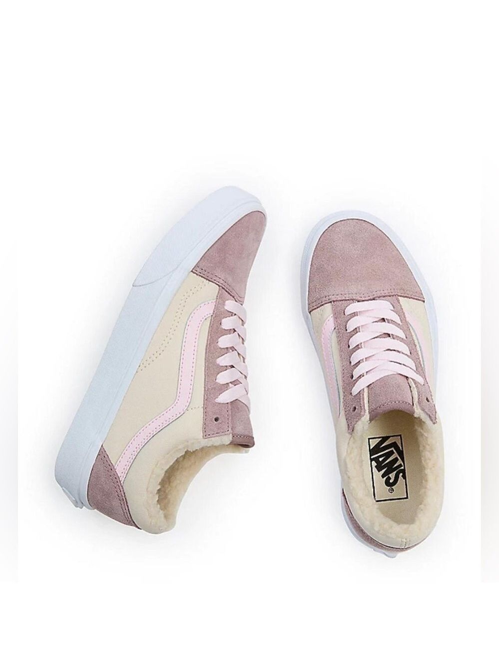 Vans Unisex Suede Sherpa Old Skool Low Top Sneakers Shoes - new - Picture 2 of 13